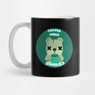 Coffee cures zombie bears Mug